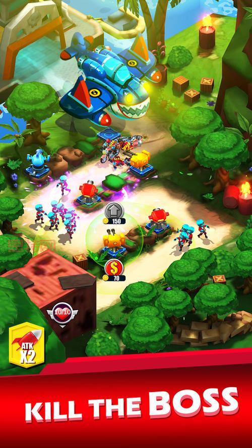 僵尸终结者手机游戏：策略塔防，画面逼真！