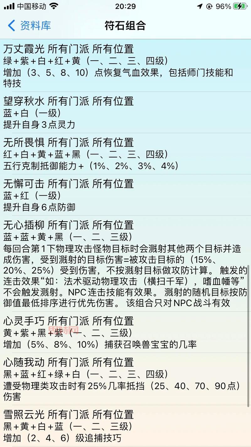 梦幻西游：百无禁忌符石详解，提升抗封效果！