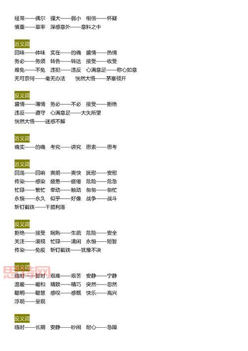 发现的近义词有哪些？常见替代词汇与用法解析