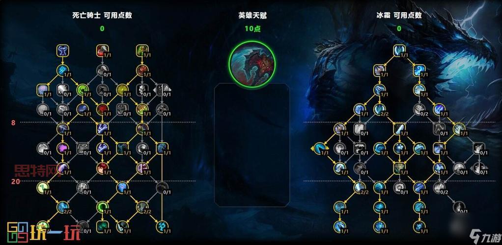 冰dk天赋雕文怎么选？大神教你一键配齐！