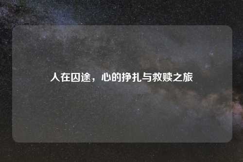 人在囚途，心的挣扎与救赎之旅