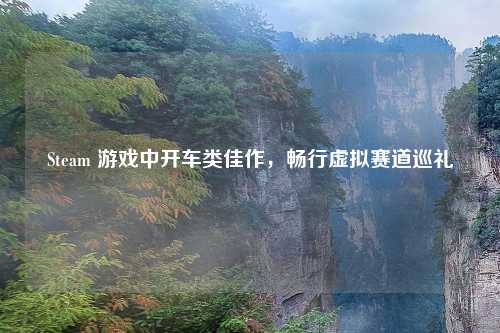 Steam 游戏中开车类佳作，畅行虚拟赛道巡礼