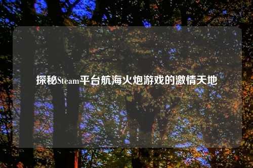 探秘Steam平台航海火炮游戏的激情天地