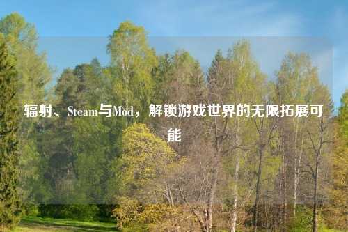 辐射、Steam与Mod，解锁游戏世界的无限拓展可能
