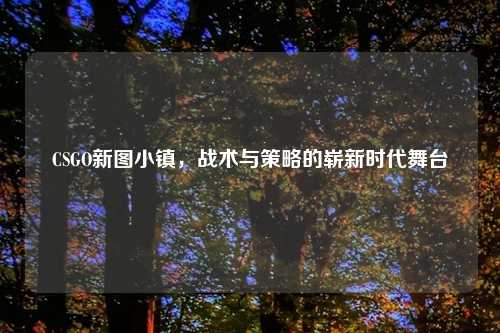 CSGO新图小镇，战术与策略的崭新时代舞台