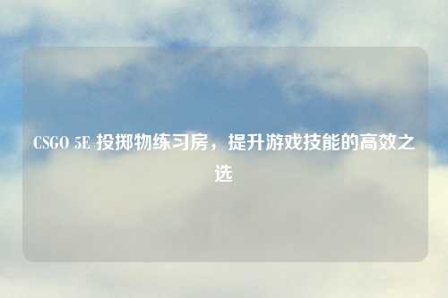 CSGO 5E 投掷物练习房，提升游戏技能的高效之选