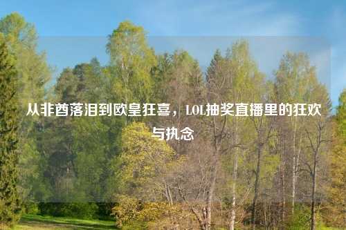 从非酋落泪到欧皇狂喜，LOL抽奖直播里的狂欢与执念