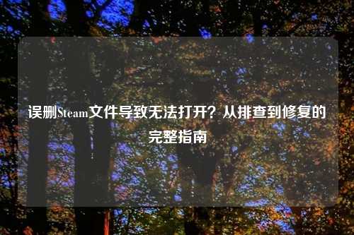 误删Steam文件导致无法打开？从排查到修复的完整指南