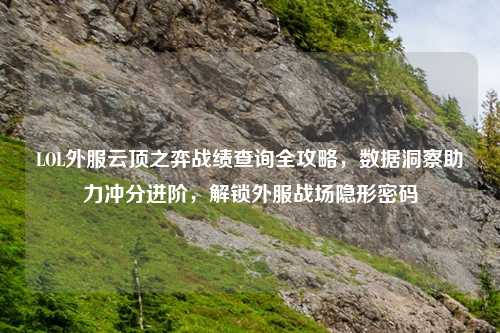 LOL外服云顶之弈战绩查询全攻略，数据洞察助力冲分进阶，解锁外服战场隐形密码