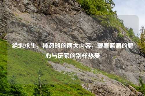 绝地求生，被忽略的两大内容，藏着蓝洞的野心与玩家的别样热爱