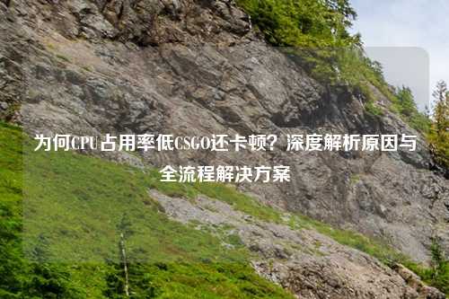 为何CPU占用率低CSGO还卡顿？深度解析原因与全流程解决方案