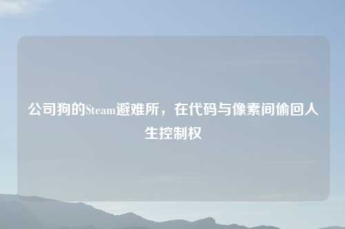 公司狗的Steam避难所，在代码与像素间偷回人生控制权