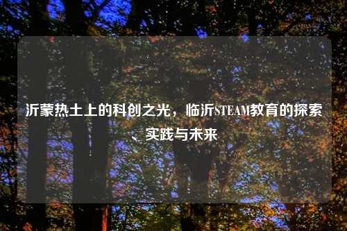 沂蒙热土上的科创之光，临沂STEAM教育的探索、实践与未来