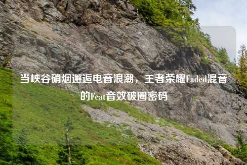 当峡谷硝烟邂逅电音浪潮，王者荣耀Faded混音的Feat音效破圈密码