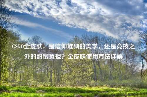CSGO全皮肤，是信仰堆砌的美学，还是竞技之外的甜蜜负担？全皮肤使用     详解