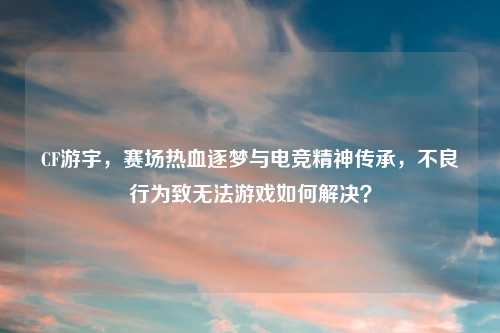 CF游宇，赛场热血逐梦与电竞精神传承，不良行为致无法游戏如何解决？