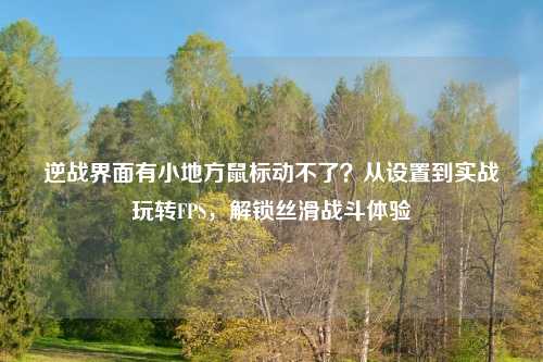 逆战界面有小地方鼠标动不了？从设置到实战玩转FPS，解锁丝滑战斗体验