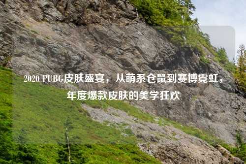 2020 PUBG皮肤盛宴，从萌系仓鼠到赛博霓虹，年度爆款皮肤的美学狂欢
