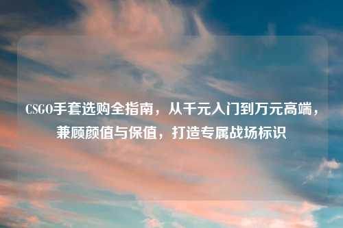 CSGO手套选购全指南，从千元入门到万元高端，兼顾颜值与保值，打造专属战场标识