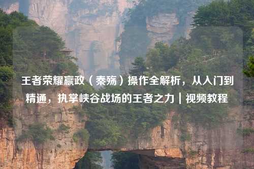 王者荣耀嬴政（秦殇）操作全解析，从入门到精通，执掌峡谷战场的王者之力｜视频教程