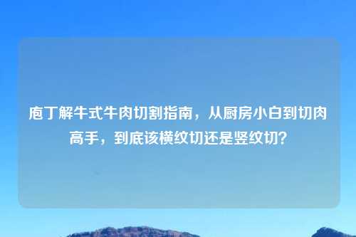 庖丁解牛式牛肉切割指南，从厨房小白到切肉高手，到底该横纹切还是竖纹切？