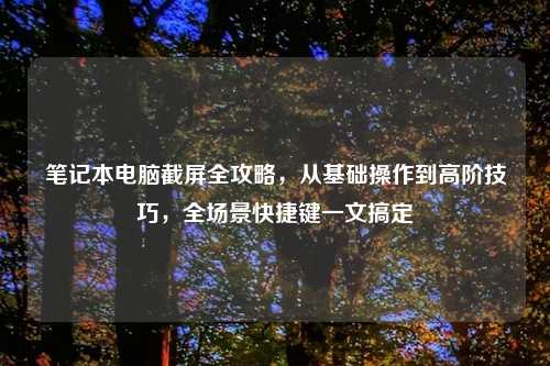笔记本电脑截屏全攻略，从基础操作到高阶技巧，全场景快捷键一文搞定