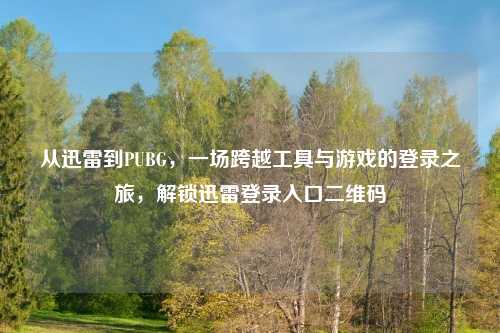 从迅雷到PUBG，一场跨越工具与游戏的登录之旅，解锁迅雷登录入口二维码