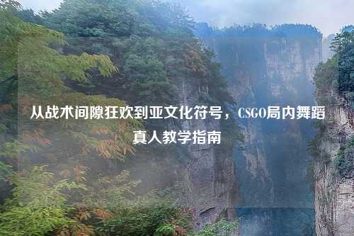 从战术间隙狂欢到亚文化符号，CSGO局内舞蹈真人教学指南