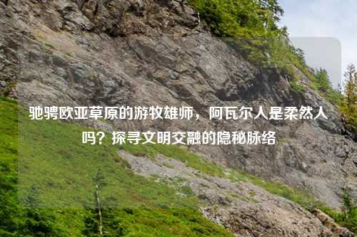 驰骋欧亚草原的游牧雄师，阿瓦尔人是柔然人吗？探寻文明交融的隐秘脉络