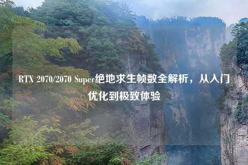 RTX 2070/2070 Super绝地求生帧数全解析，从入门优化到极致体验