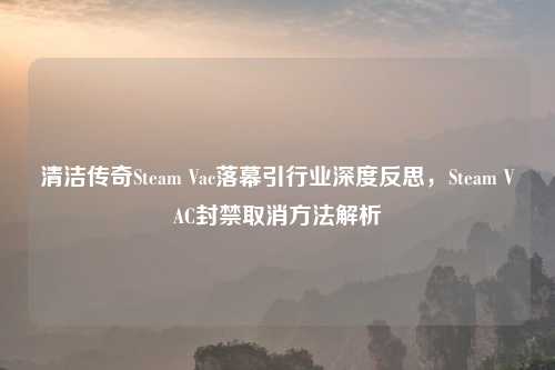 清洁传奇Steam Vac落幕引行业深度反思，Steam VAC封禁取消     解析
