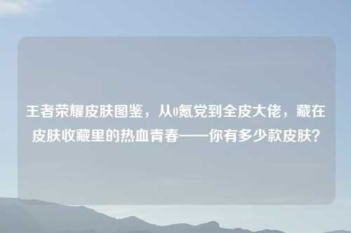 王者荣耀皮肤图鉴，从0氪党到全皮大佬，藏在皮肤收藏里的热血青春——你有多少款皮肤？