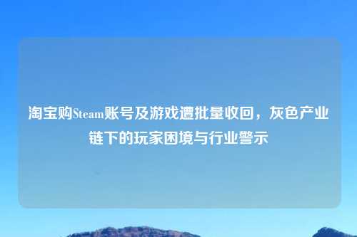      购Steam账号及游戏遭批量收回，灰色产业链下的玩家困境与行业警示