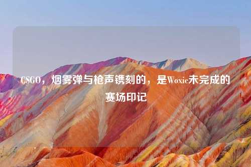 CSGO，烟雾弹与枪声镌刻的，是Woxic未完成的赛场印记