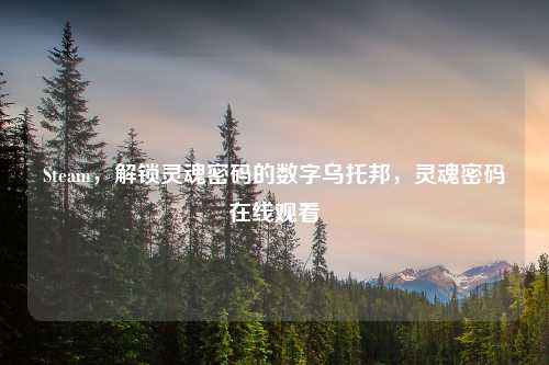 Steam，解锁灵魂密码的数字乌托邦，灵魂密码在线观看