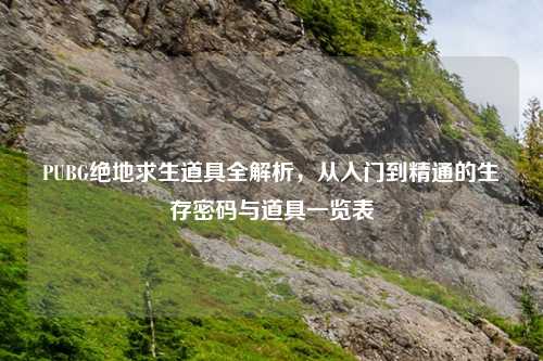 PUBG绝地求生道具全解析，从入门到精通的生存密码与道具一览表