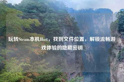 玩转Steam本机Host，找到文件位置，解锁流畅游戏体验的隐藏密钥