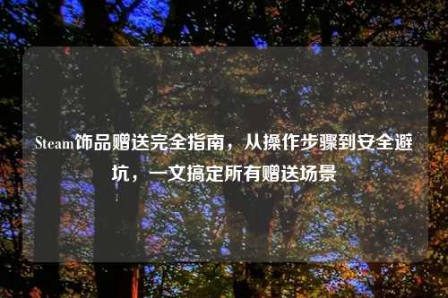 Steam饰品赠送完全指南，从操作步骤到安全避坑，一文搞定所有赠送场景