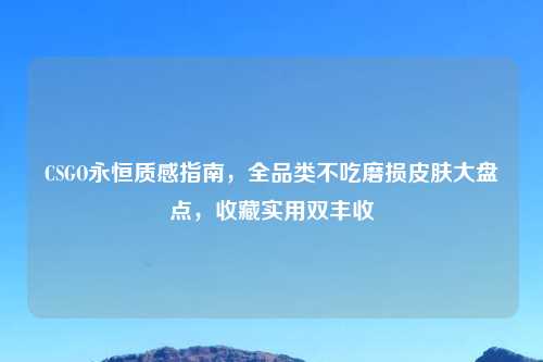 CSGO永恒质感指南，全品类不吃磨损皮肤大盘点，收藏实用双丰收
