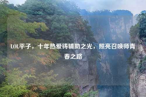 LOL平子，十年热爱铸辅助之光，照亮召唤师青春之路