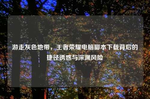 游走灰色地带，王者荣耀电脑脚本下载背后的捷径诱惑与深渊风险
