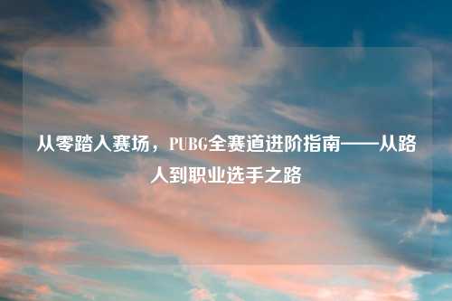 从零踏入赛场，PUBG全赛道进阶指南——从路人到职业选手之路