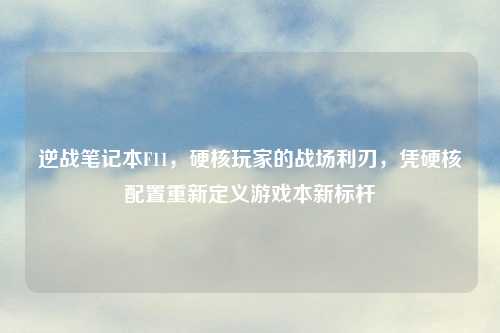 逆战笔记本F11，硬核玩家的战场利刃，凭硬核配置重新定义游戏本新标杆