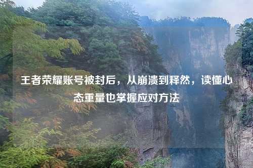王者荣耀账号被封后，从崩溃到释然，读懂心态重量也掌握应对     