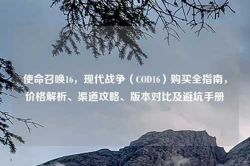 使命召唤16，现代战争（COD16）购买全指南，价格解析、渠道攻略、版本对比及避坑手册