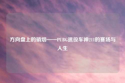 方向盘上的硝烟——PUBG退役车神211的赛场与人生