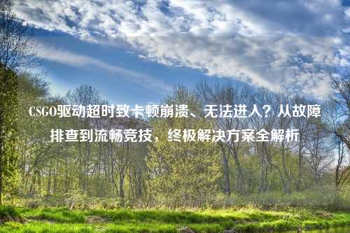 CSGO驱动超时致卡顿崩溃、无法进入？从故障排查到流畅竞技，终极解决方案全解析