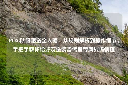 PUBG队服赠送全攻略,从规则解析到操作细节,手把手教你给好友送装备传递专属战场情谊