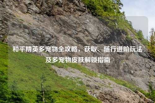 和平精英多宠物全攻略，获取、随行进阶玩法及多宠物皮肤解锁指南