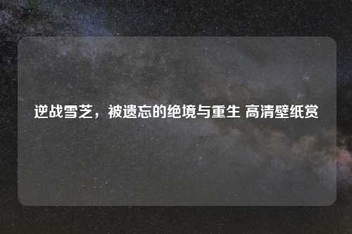 逆战雪芝，被遗忘的绝境与重生 高清壁纸赏